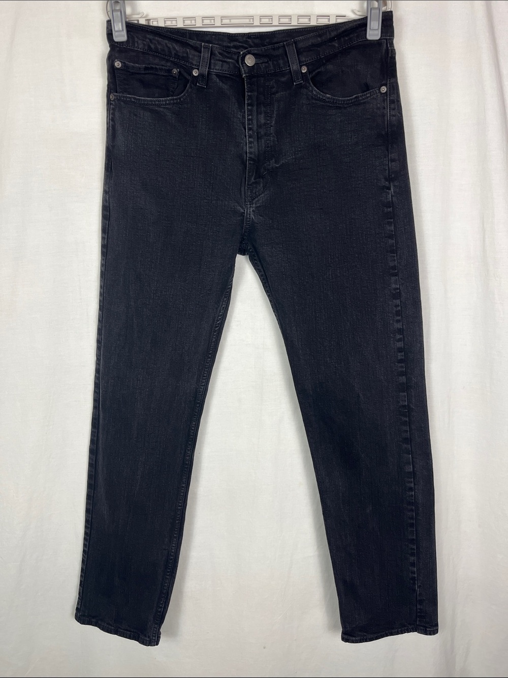 Levi 505 Black Denim Men's Straight Leg Jeans